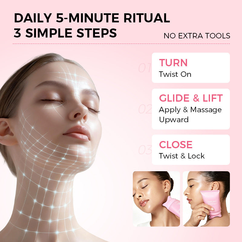 Neck Cream with Gua Sha Massager