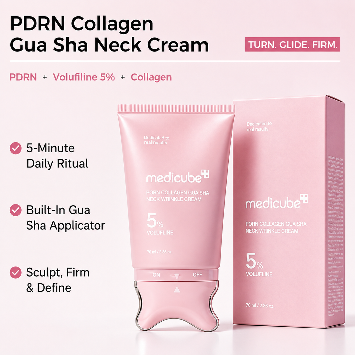 Neck Cream with Gua Sha Massager