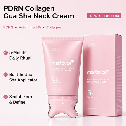 Neck Cream with Gua Sha Massager